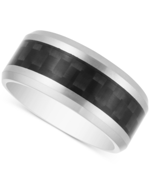 image of Men-s Woven-Look Band in Carbon Fiber & Tantalum