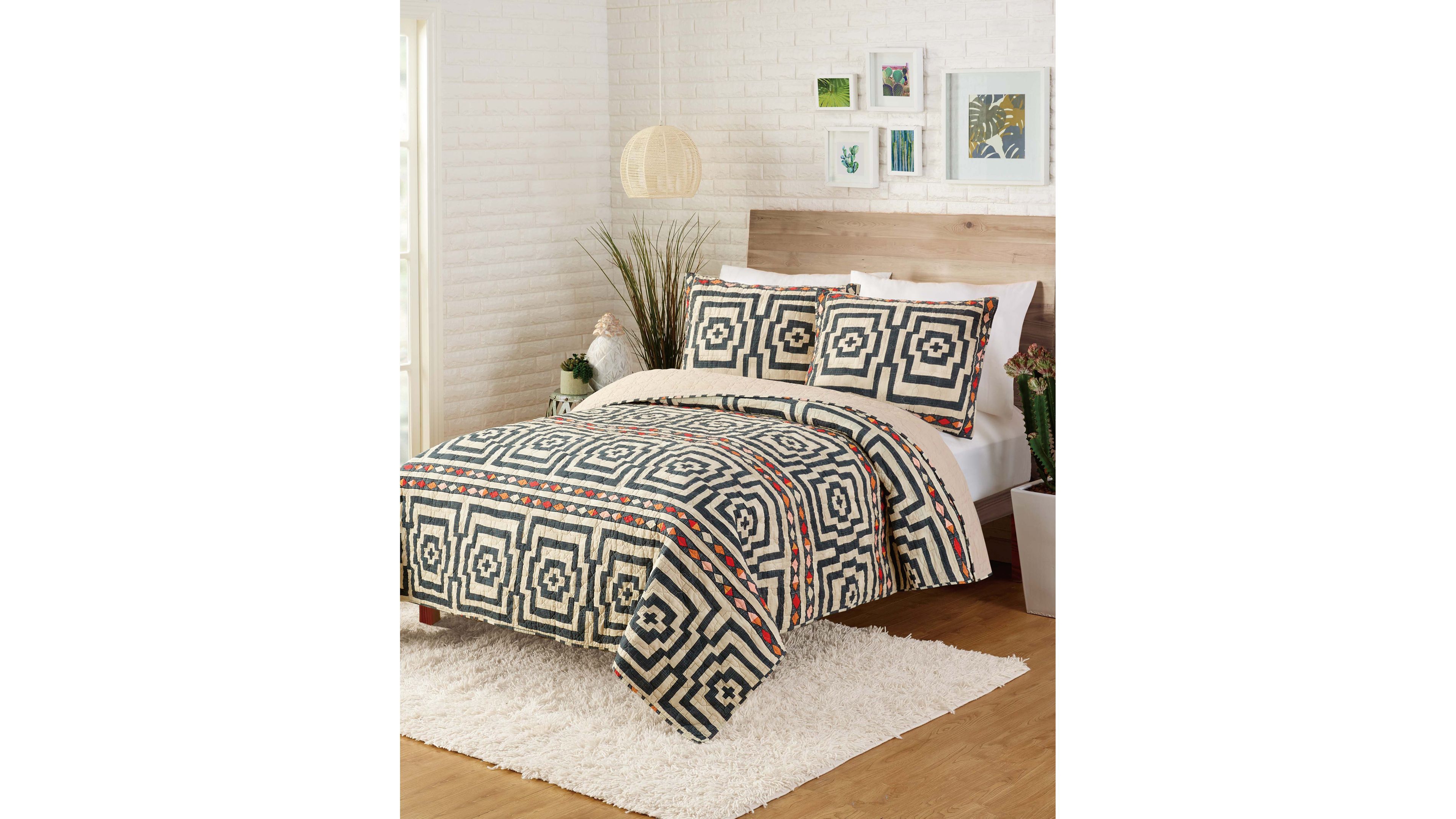 Justina Blakeney by Maker's Collective Hypnotic 3-Pc. Quilt Set, King