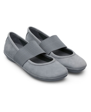 Camper Women's Right Nina Mary Jane Moccasins Women's Shoes In Gray