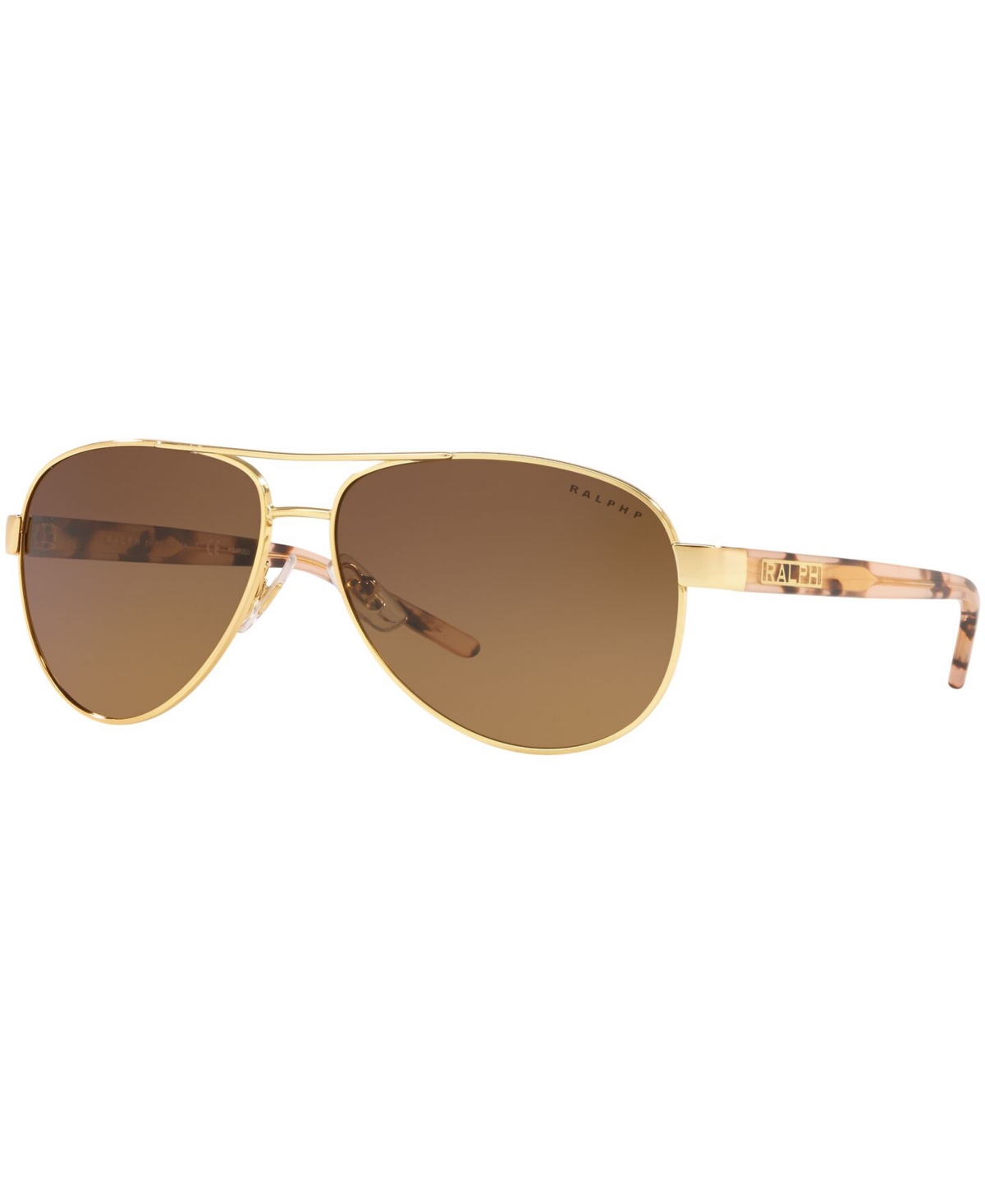 Ralph Polarized Sunglasses, RA4004 59 - GOLD/POLAR YELLOW GRADIENT BROWN