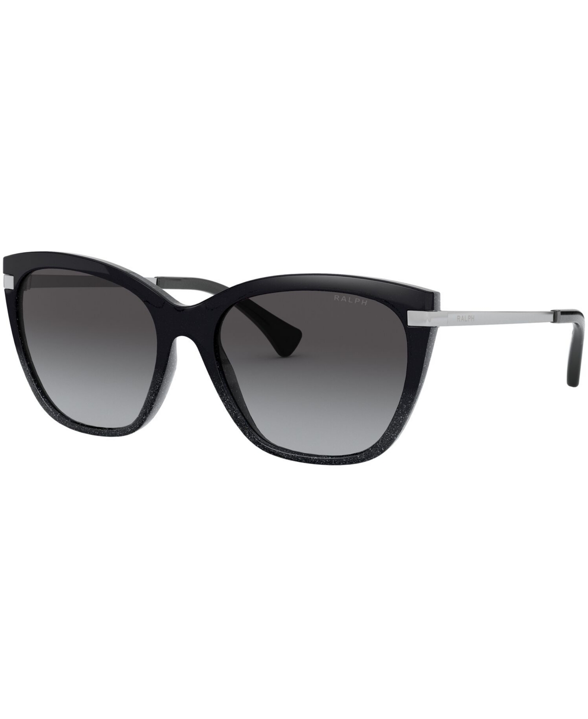 Ralph By Ralph Lauren Ralph Sunglasses, Ra5267 56 In Black Glitter,black Gradient,demo Lens