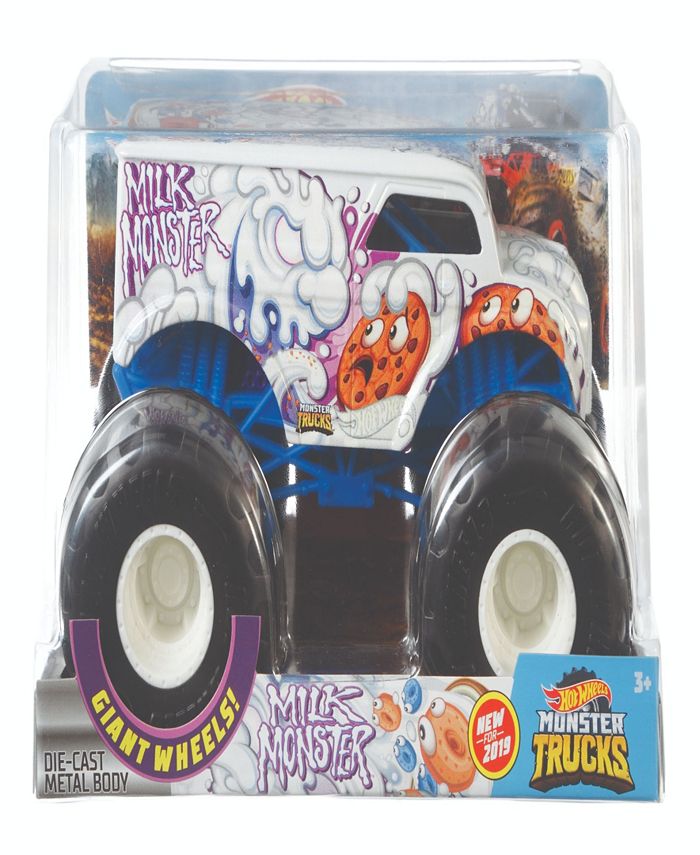 Mattel Hot Wheels® 1:24 Milk Monster Truck - Macy's