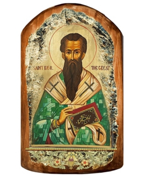 Designocracy Saint Basil Icon 16" X 12" In Multi