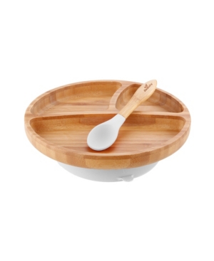 Avanchy Bamboo Toddler Plate and Spoon