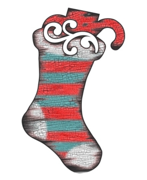 Designocracy Noel Stacking Wooden Decorative Door Hanger