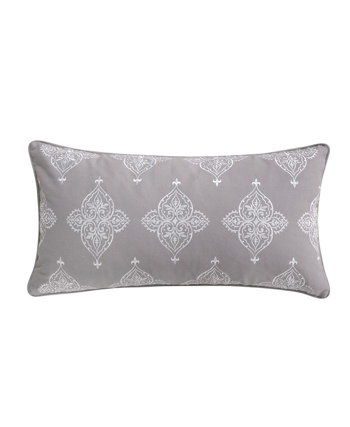 Levtex Rome 12" x 24" Embroidered Decorative Pillow & Reviews Decorative & Throw Pillows Bed
