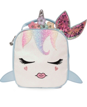 image of Omg! Accessories Girls Sugar Glitter Miss Gisel Mermaid Insulated Lunch Bag