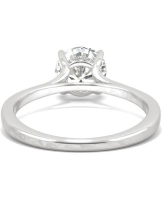 Moissanite Engagement Ring (1-5/8 ct. t.w. DEW) in 14k White Gold