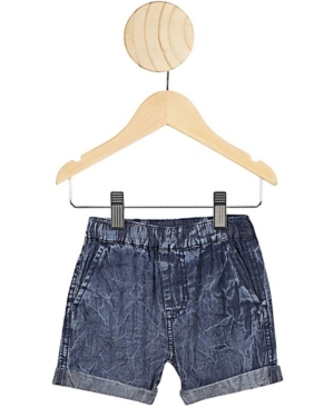Baby Boy Domenic Denim Wash Shorts
