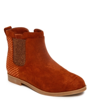 image of Nine West Big Girl Glitter Gore Ankle Boot