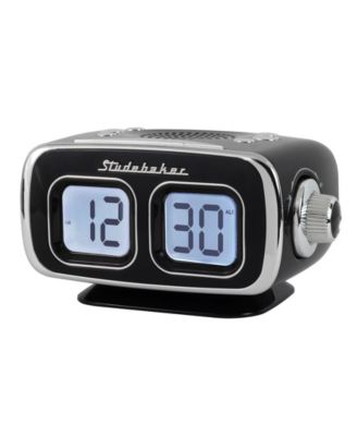 Studebaker SB3500BK Roommate Retro Digital Bluetooth AM/FM Clock Radio