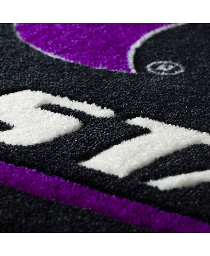 Luxury Sports Rugs Kansas State Colks Black 1'8