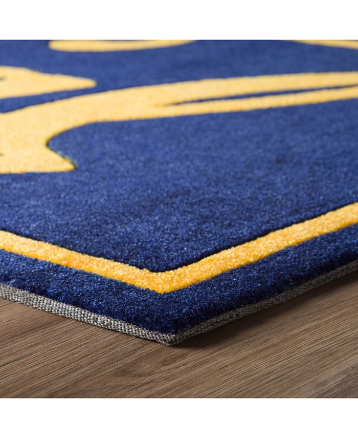 Luxury Sports Rugs Berkley College Colbk Navy 8'2" x 10' Area Rug Macy's