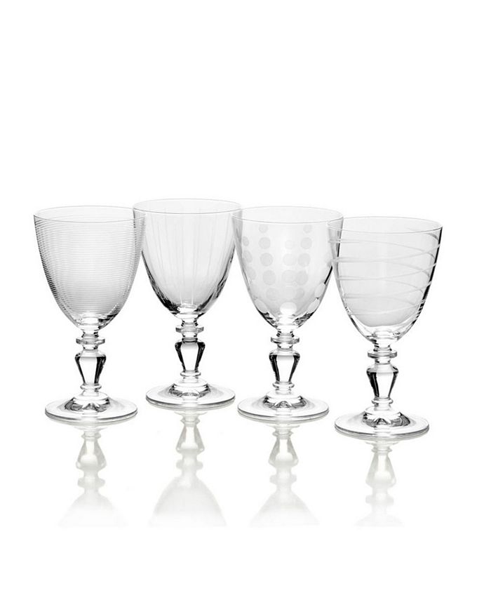 Mikasa Glassware, Set of 4 Cheers White Wine Glasses - Macy's