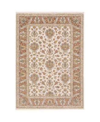 Maharaja 5091Z Rust and Ivory 2'3" x 7'6" Runner Rug