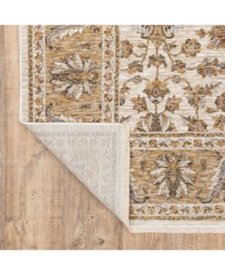 Maharaja 5091Z Ivory and Gold 7'10" x 10'10" Area Rug