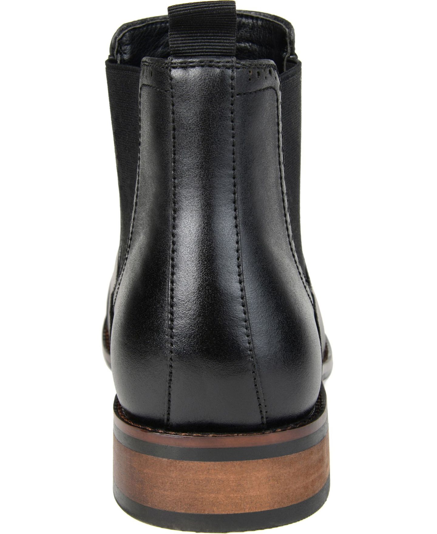 Мужские ботинки Vance Co. Garrett Cap Toe Chelsea Boot, цвет: Чёрный — фото 3