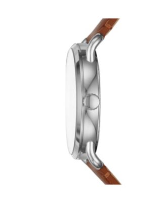 Men's Copeland Brown Leather Strap Watch 42mm