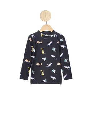 image of Cotton On Little Boys Flynn Long Sleeve Rash Vest