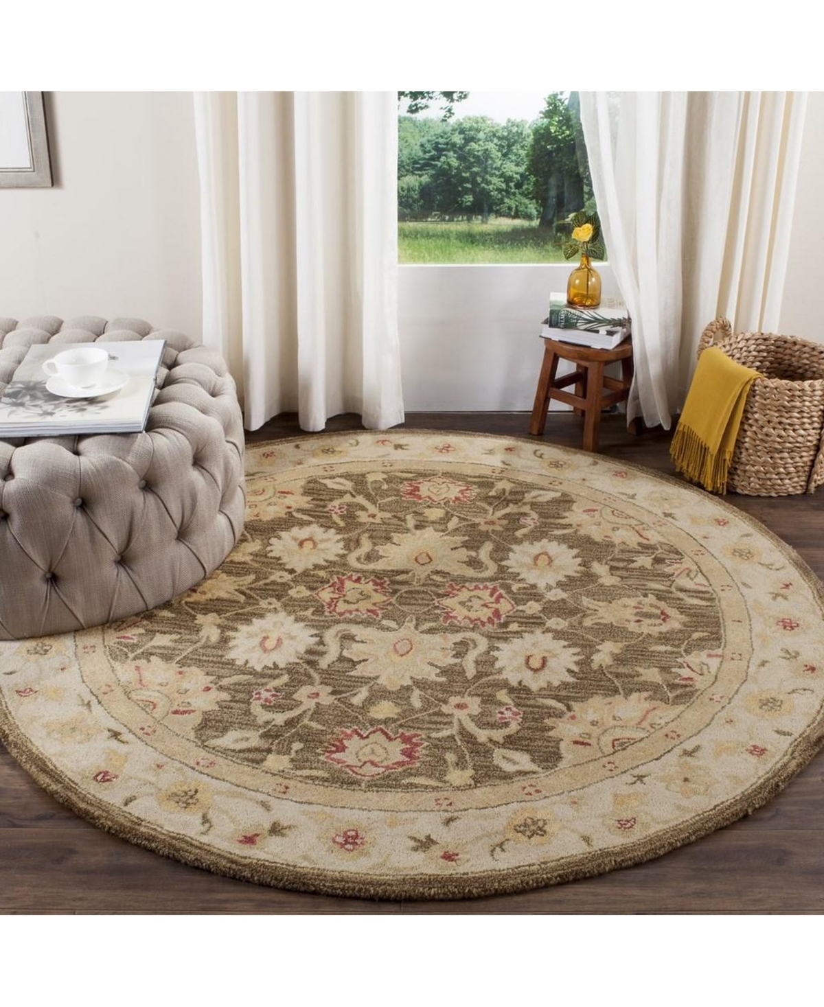 Safavieh Antiquity At853and Gray x Area Rug - Olive