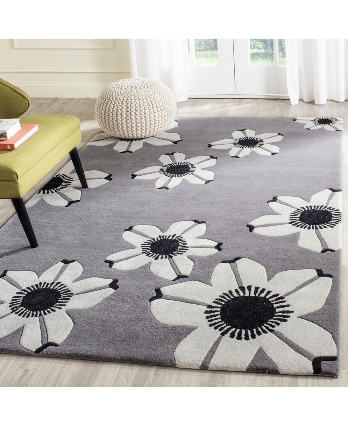 Safavieh Allure 123 DaisyArea Rug - Gray