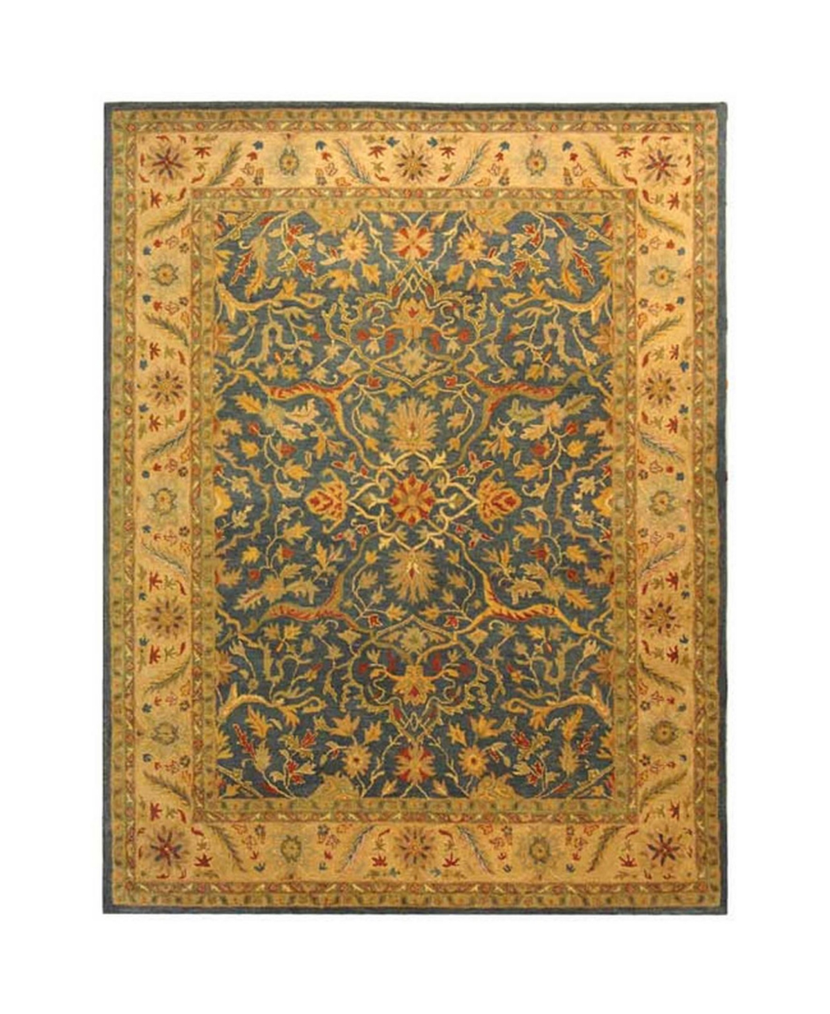 Safavieh Antiquity At14 Blue 8'3in x 11' Area Rug - Blue