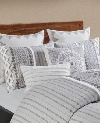 Imani Textured Cotton Chenille Printed 3-Pc. Comforter Set, King/Cal King