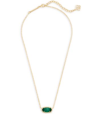 Glass Stone Elisa Pendant Necklace