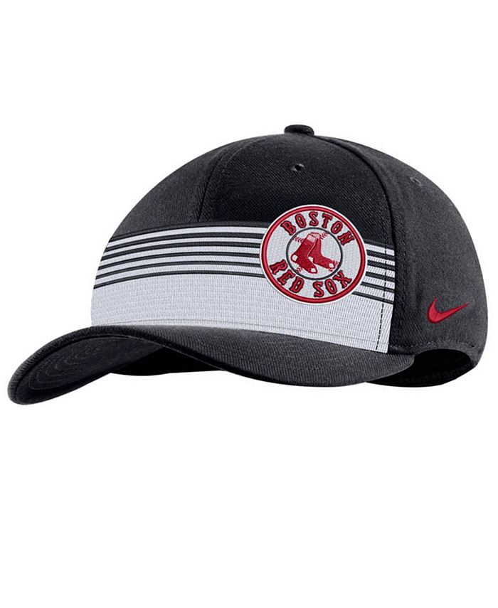 Nike Boston Red Sox Stripe Swooshflex Classic 99 Cap - Macy's