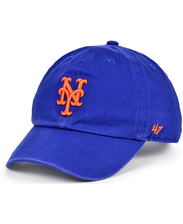 '47 Brand Kids New York Mets On-Field Replica Clean Up Cap - Macy's