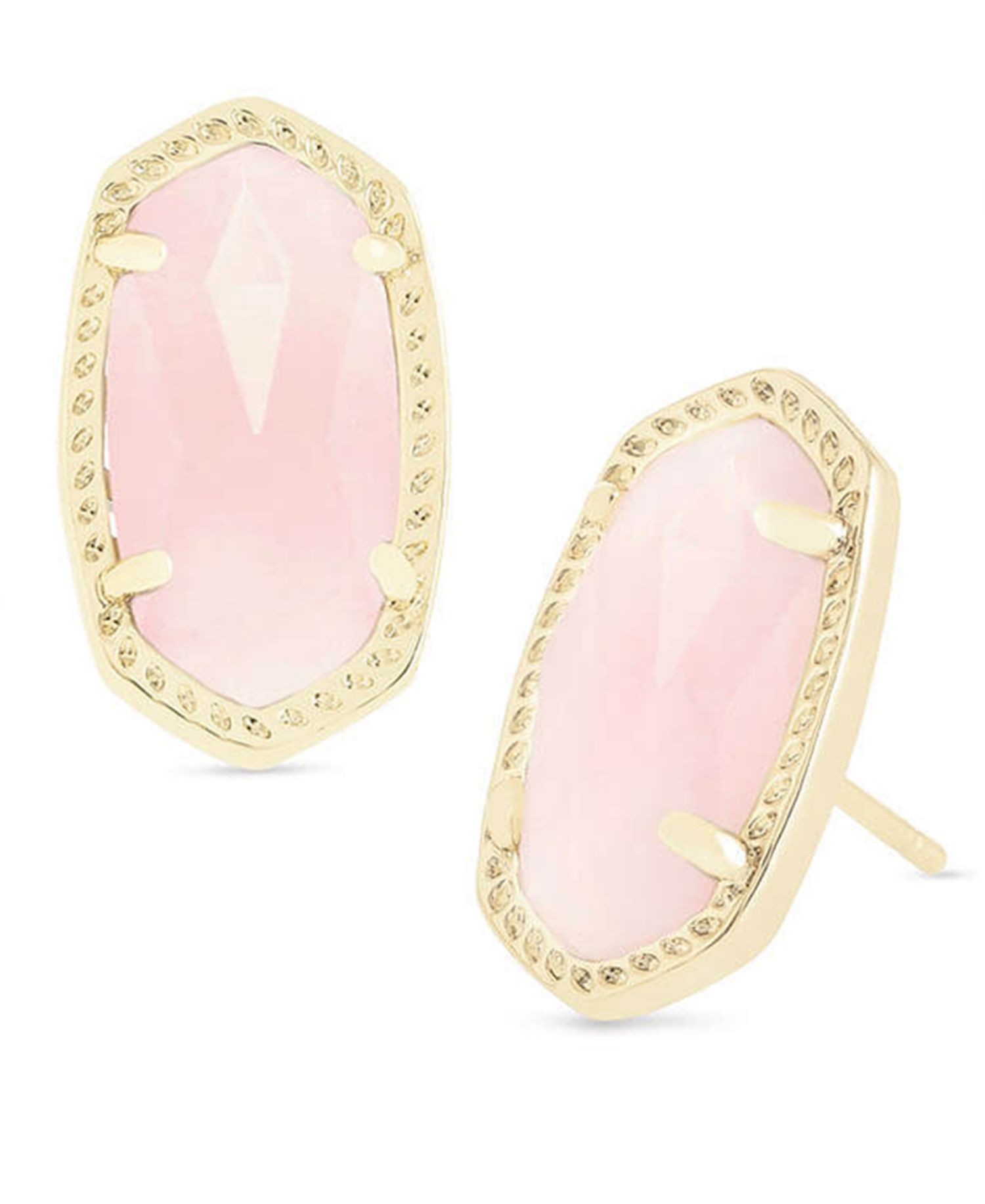 Stone Stud Earrings