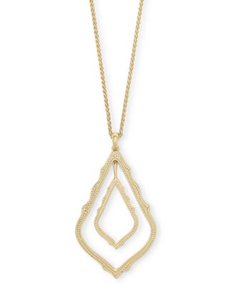 Kendra Scott - Detailed Orbital 32" Adjustable Pendant Necklace