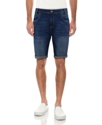 rolled up jean shorts mens