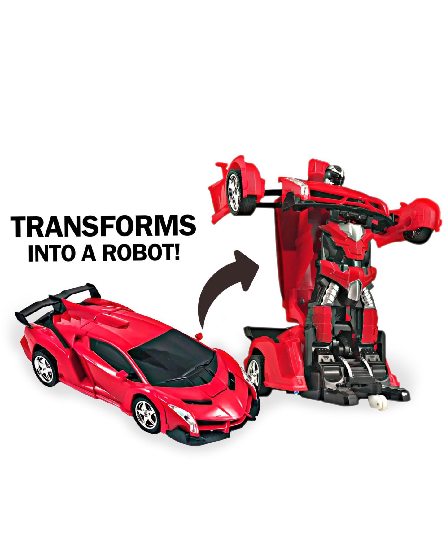 Радиоуправляемая машинка-трансформер Flipo Automotion в виде робота, цвет: Синий — фото 8