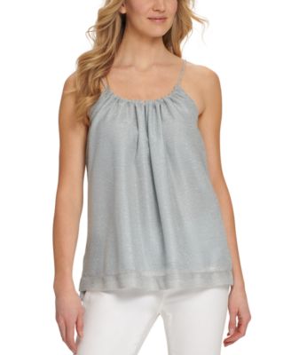 silver blouse macys