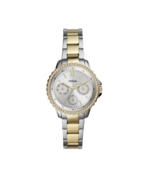 image of Fossil Women-s Izzy Two-Tone Bracelet Watch 35mm