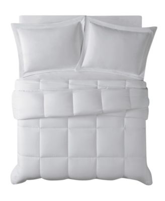 Truly Calm Down Alternative Comforter Set Bedding In White