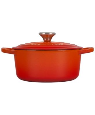 2-Qt. Signature Enameled Cast Iron Round Dutch Oven