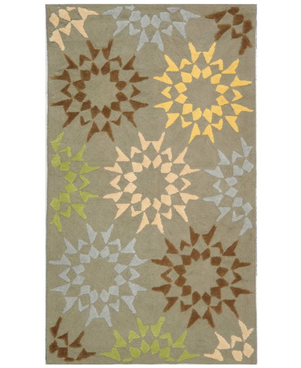 Martha Stewart Collection Quilt MSR1843F Multi 8'6in x 11'6in Area Rug - Multi
