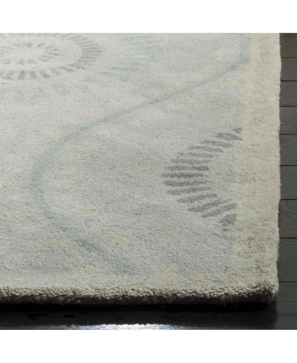 Martha Stewart Collection Ogee Dot MSR4532CArea Rug - Aqua