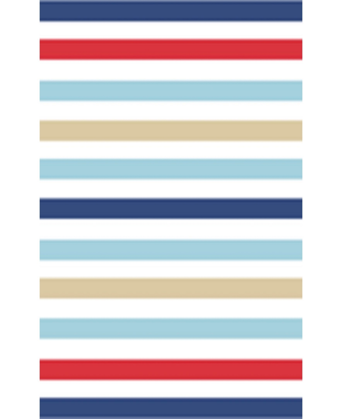 Martha Stewart Collection Circus Stripe MSR4565C Azure 5' x 8' Area Rug - Azure