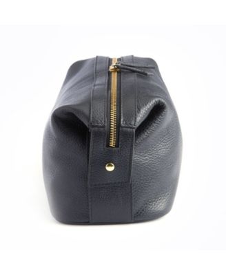 Pebbled Leather Toiletry Bag