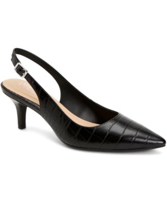 Size 42 11M Classic Chanel Two-tone Sling Back Pumps in 