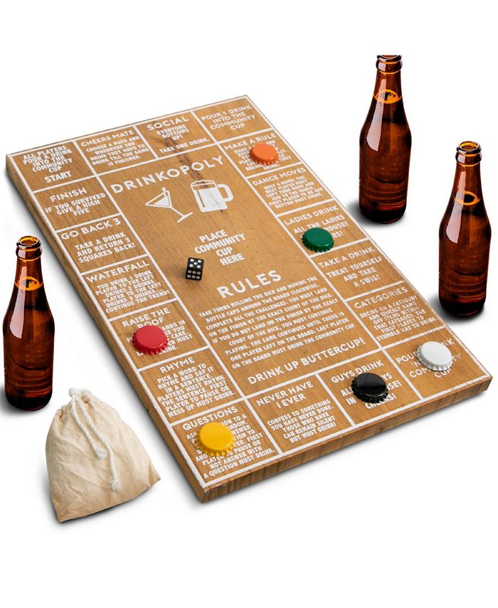 Academie Logisch Wees tevreden Hammer + Axe Game Wood Drinkopoly Board & Reviews - All Toys - Macy's