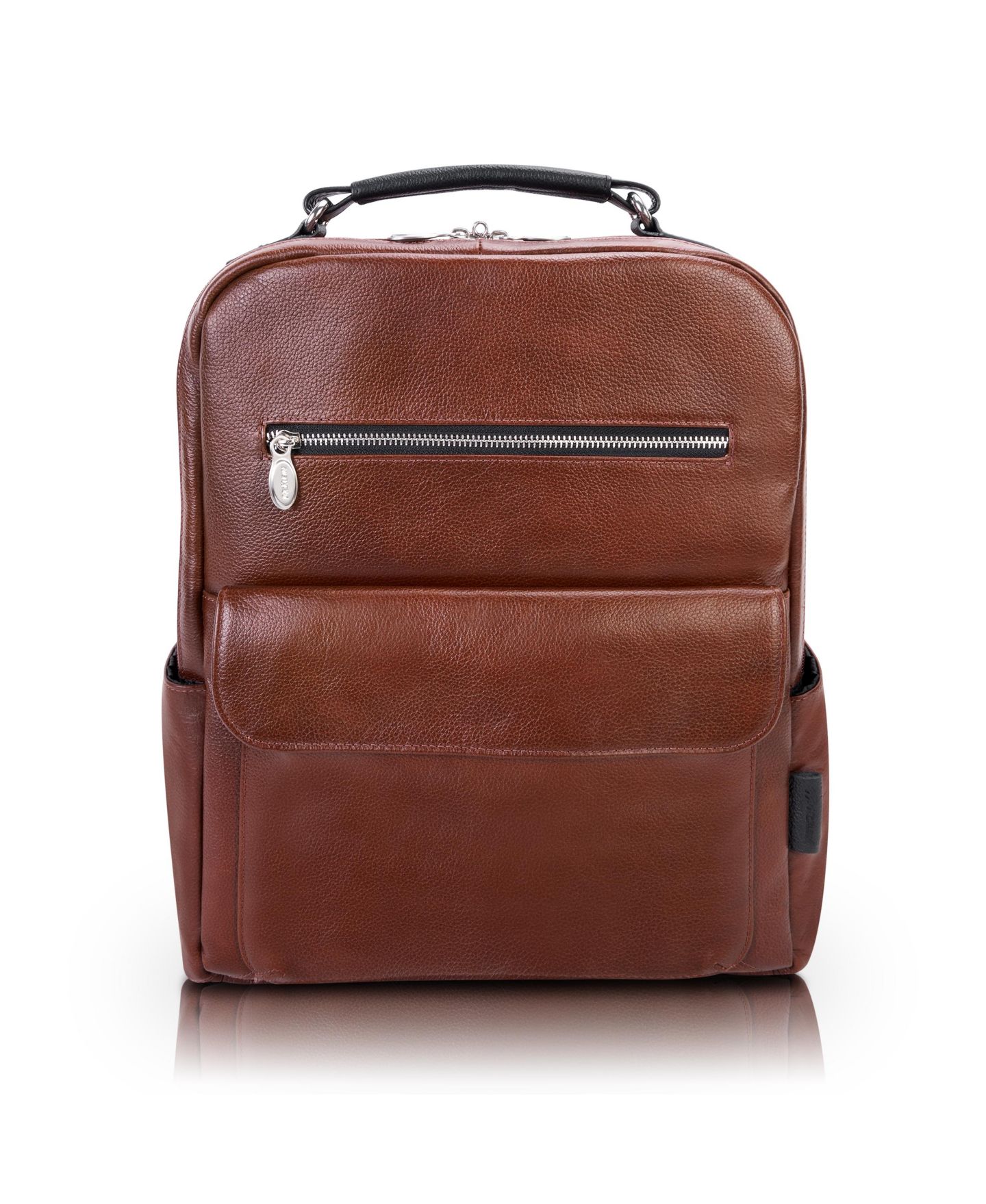 Рюкзак McKlein Logan 17" Dual-Compartment Laptop Tablet, цвет: Чёрный — фото 11