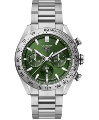 TAG Heuer - Men's Swiss Automatic Chonograph Carrera Heuer 02 Stainless Steel Bracelet Watch 44mm