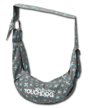 Touchdog 'Paw-Ease' Over the Shoulder Travel Sling Pet Carrier