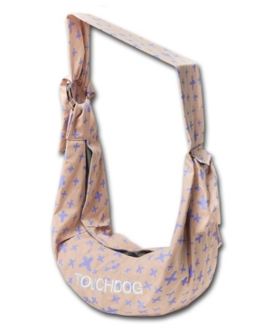 Touchdog 'Paw-Ease' Over the Shoulder Travel Sling Pet Carrier