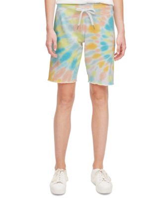 calvin klein tie dye shorts