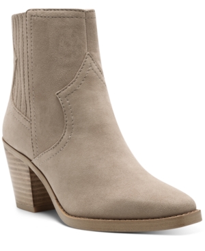 image of Lucky Brand Women-s Jaide Western Booties Women-s Shoes